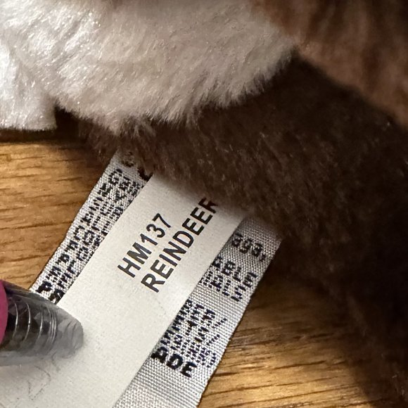 Webkinz Reindeer HM137 Plush Toy No Code - Picture 2 of 2